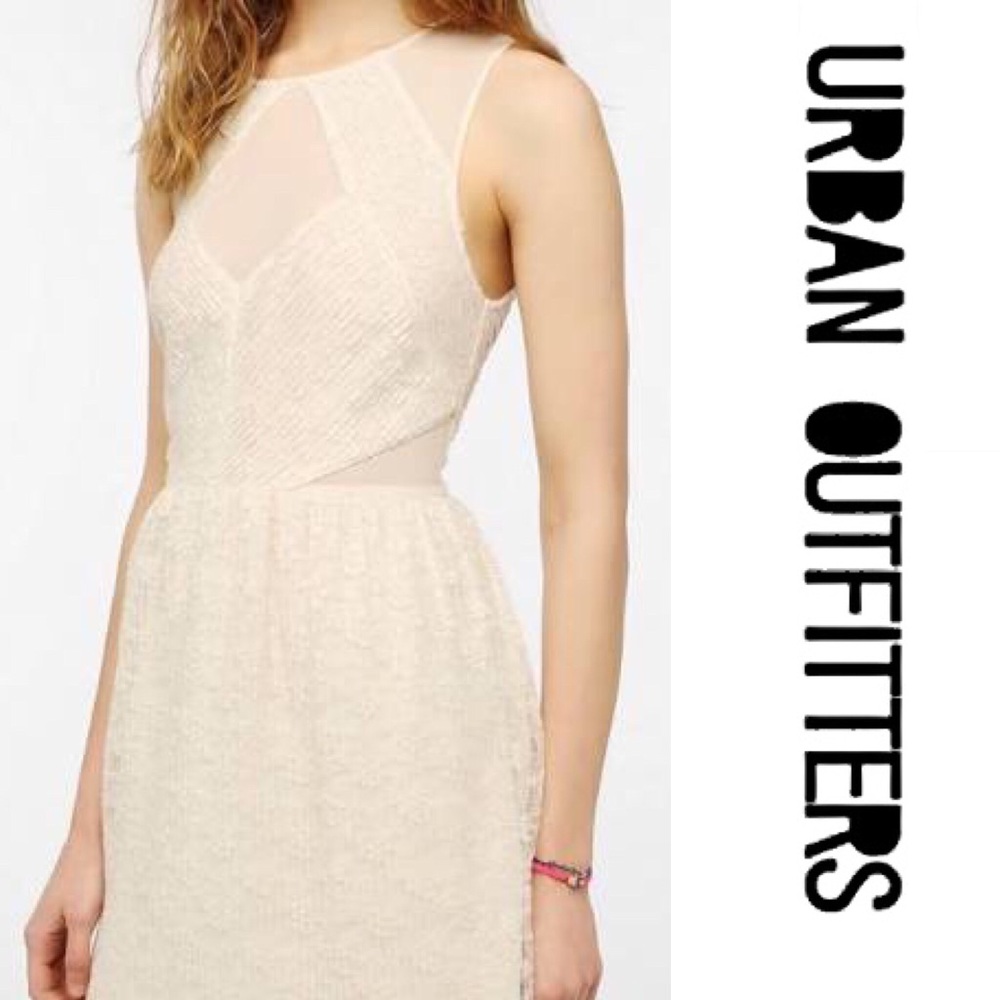 Urban Outfitters • Pins & Needles Creme Lace Dress
